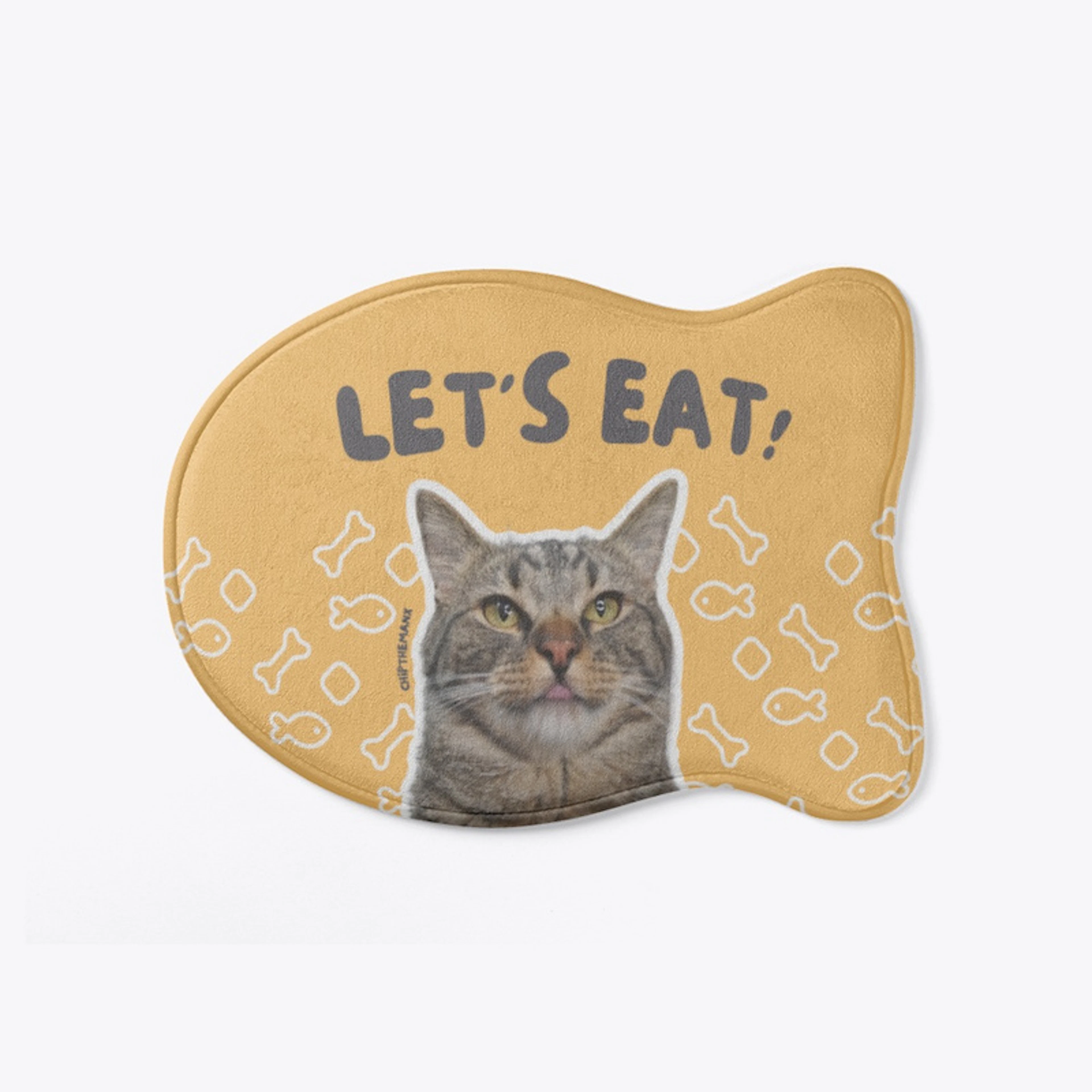 Let's Eat! Pet Food Mat